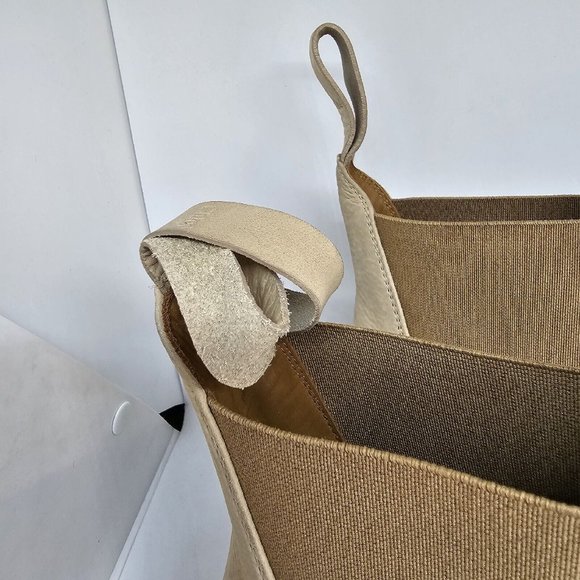 Chloe Calfskin Suede Ankle Boot Biscotti Beige Size 36 - Picture 9 of 16